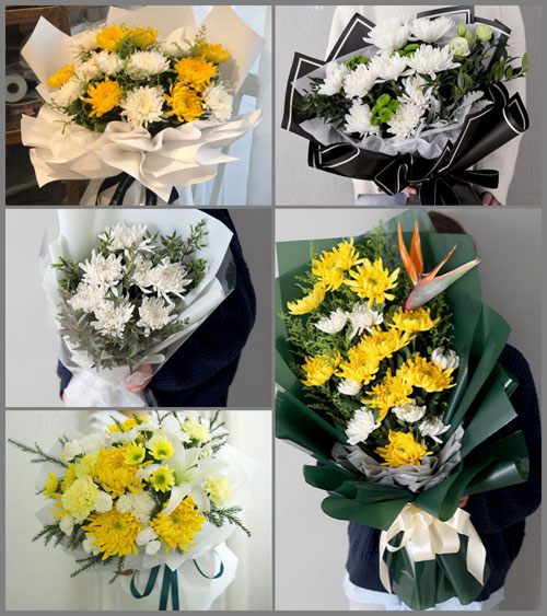 湖北武汉市新洲区邾城街道巴徐村白事花束代送